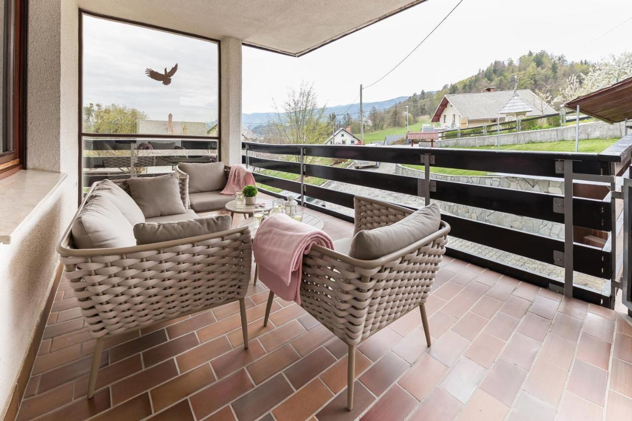 Apartment Valy - Free Bikes, Relaxing Terrace & Near Bled Eksteriør billede
